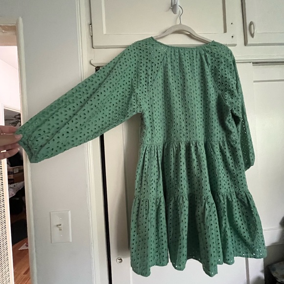 Karina Grimaldi Irina Eyelet Mini Dress in Sage size XS from Revolve - Picture 10 of 14